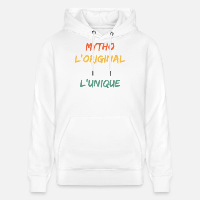 Mytho Original Le Vrai Unique - Sweat à capuche bio CRUISER Stanley/Stella Unisexe - blanc