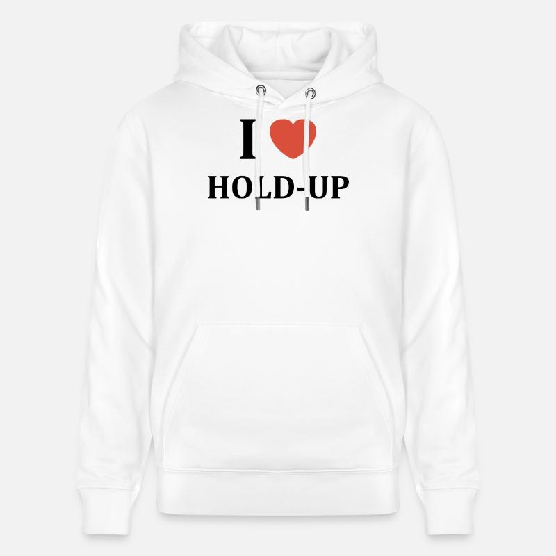 Hold up - Sweat à capuche bio CRUISER Stanley/Stella Unisexe - blanc
