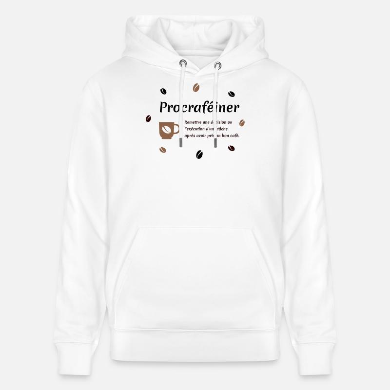 Procraféiner - Sweat à capuche bio CRUISER Stanley/Stella Unisexe - blanc