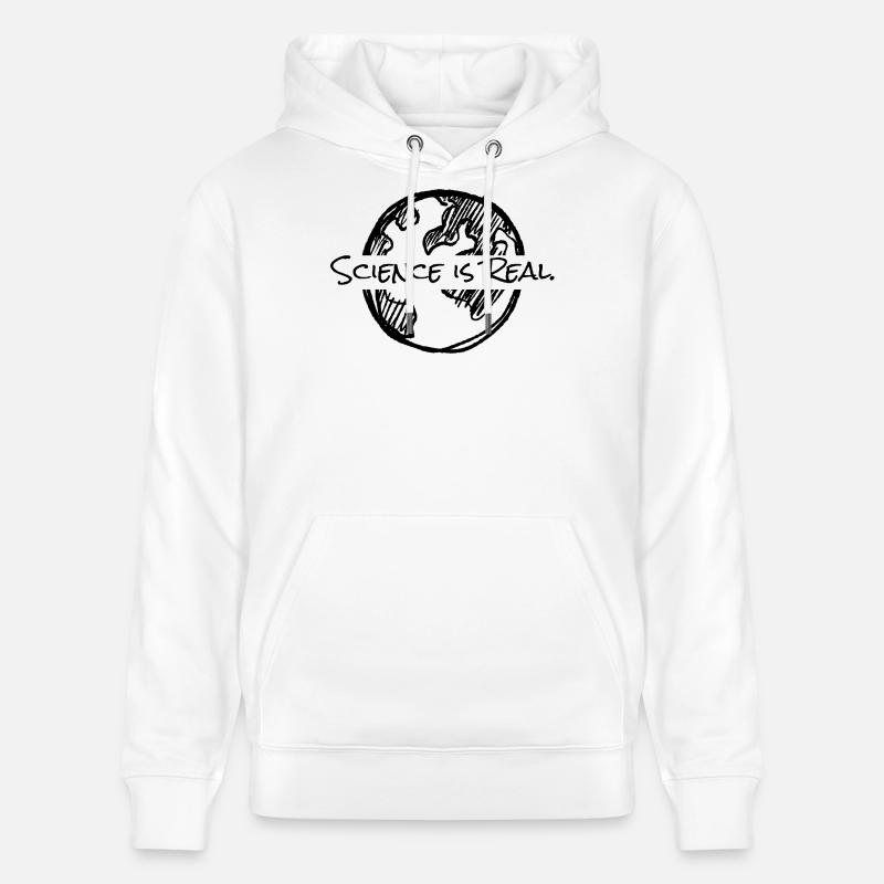 Science - Terre - Sweat à capuche bio CRUISER Stanley/Stella Unisexe - blanc