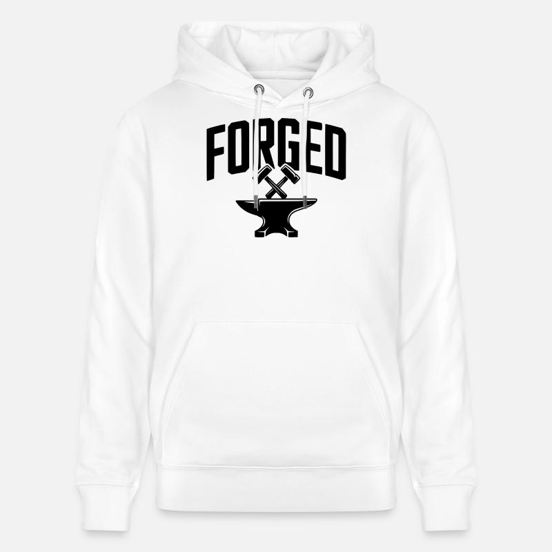 Forgé - Sweat à capuche bio CRUISER Stanley/Stella Unisexe - blanc