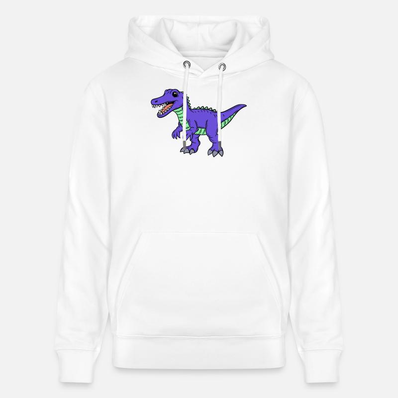 Dino - Sweat à capuche bio CRUISER Stanley/Stella Unisexe - blanc