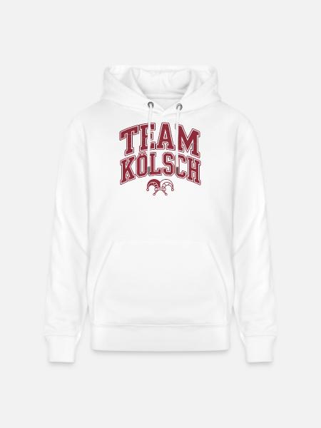 Team Kölsch - Karneval Kostüm - Stanley/Stella Unisex Bio-Hoodie CRUISER - Weiß