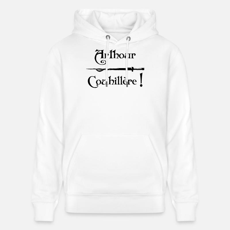 Arthour Couhillère !  - Sweat à capuche bio CRUISER Stanley/Stella Unisexe - blanc