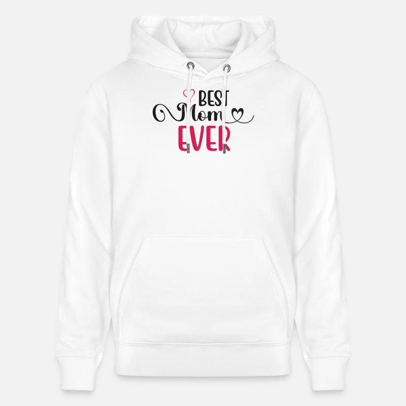 Die beste Mutter aller Zeiten - Stanley/Stella Unisex Bio-Hoodie CRUISER  - Weiß