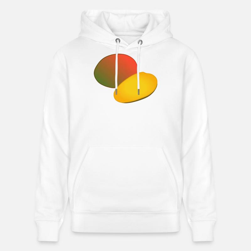 Gradient du duo de mangues tropicales - Sweat à capuche bio CRUISER Stanley/Stella Unisexe - blanc