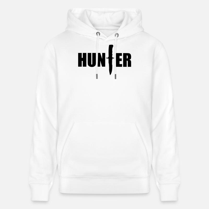 Chasse - Hunter - Sweat à capuche bio CRUISER Stanley/Stella Unisexe - blanc