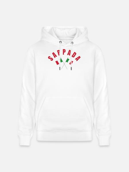 Sappada Italy  Flags  - Stanley/Stella CRUISER Unisex Organic Hoodie - white