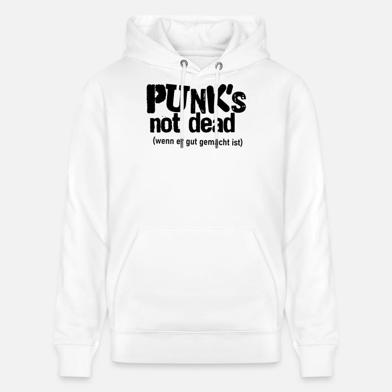 Punk si bon - Sweat à capuche bio CRUISER Stanley/Stella Unisexe - blanc