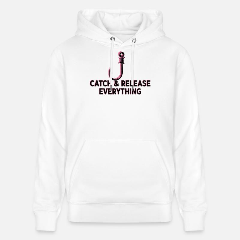 Attrapez et libérez tout - Sweat à capuche bio CRUISER Stanley/Stella Unisexe - blanc
