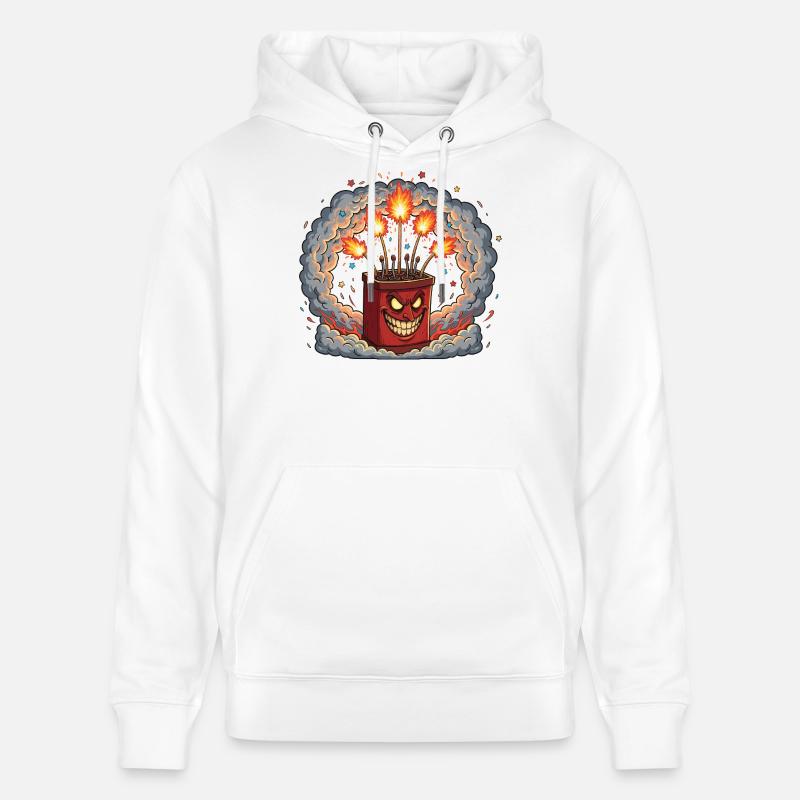 Grim Firebox Banger - Sweat à capuche bio CRUISER Stanley/Stella Unisexe - blanc