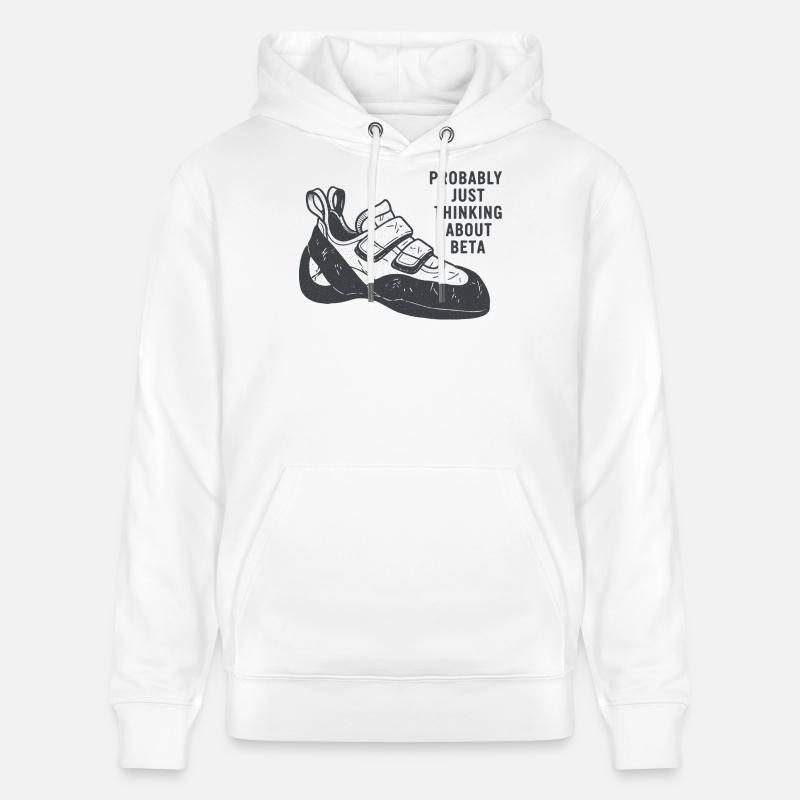 T-shirt Basket Beta Thought - Sweat à capuche bio CRUISER Stanley/Stella Unisexe - blanc