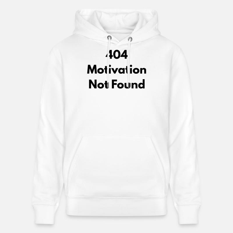 404 motivation not found - Sweat à capuche bio CRUISER Stanley/Stella Unisexe - blanc