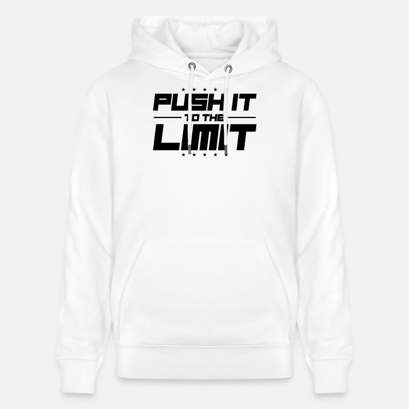 Push It To The Limit - Stanley/Stella Unisex Bio-Hoodie CRUISER  - Weiß