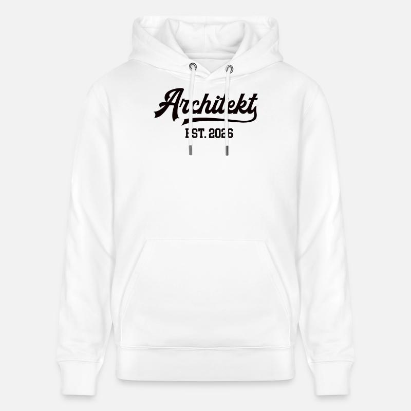 Architecture Étudiante en architecture - Sweat à capuche bio CRUISER Stanley/Stella Unisexe - blanc