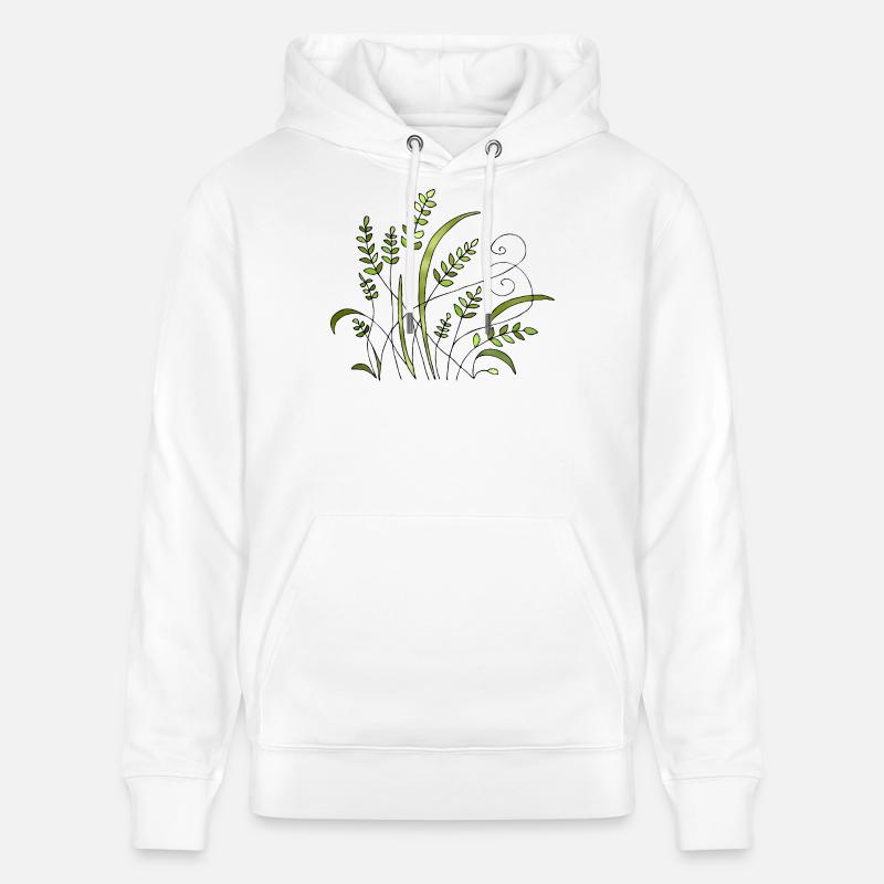 Fleur - Sweat à capuche bio CRUISER Stanley/Stella Unisexe - blanc