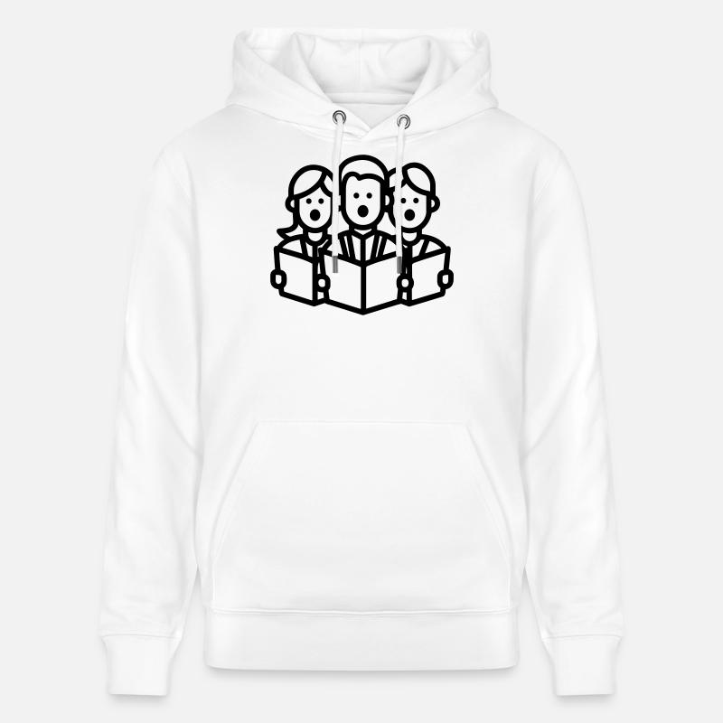 chorale - Sweat à capuche bio CRUISER Stanley/Stella Unisexe - blanc