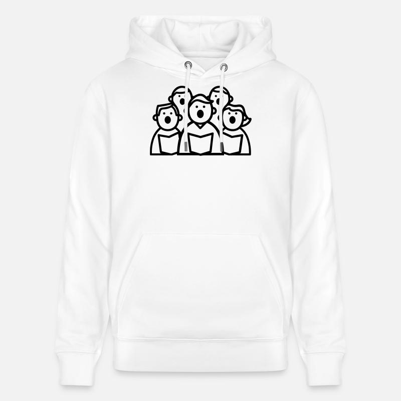 chorale - Sweat à capuche bio CRUISER Stanley/Stella Unisexe - blanc