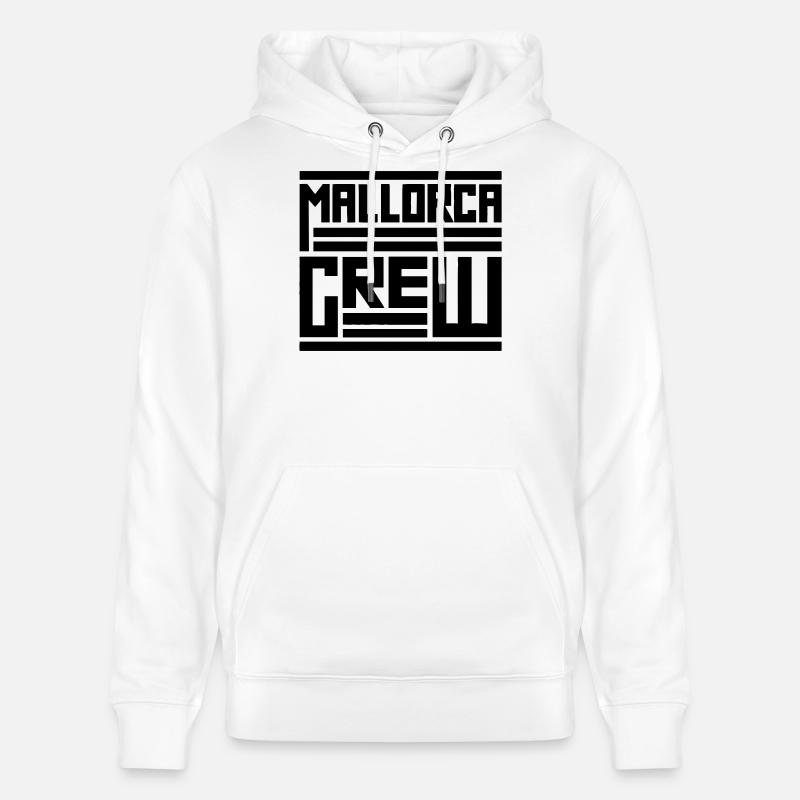 Équipage à Majorque - Sweat à capuche bio CRUISER Stanley/Stella Unisexe - blanc