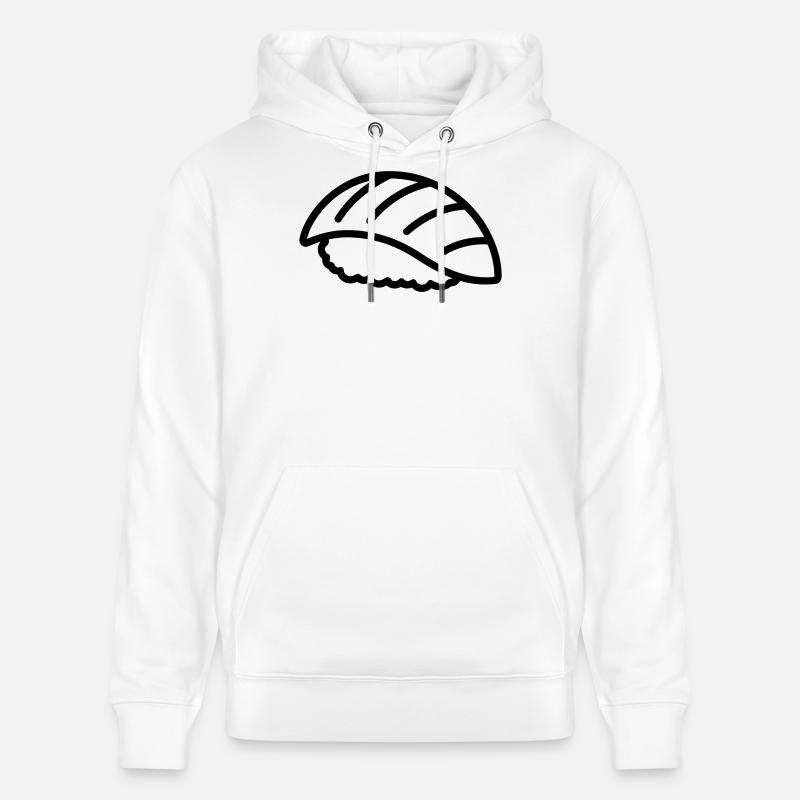 sushi - Sweat à capuche bio CRUISER Stanley/Stella Unisexe - blanc