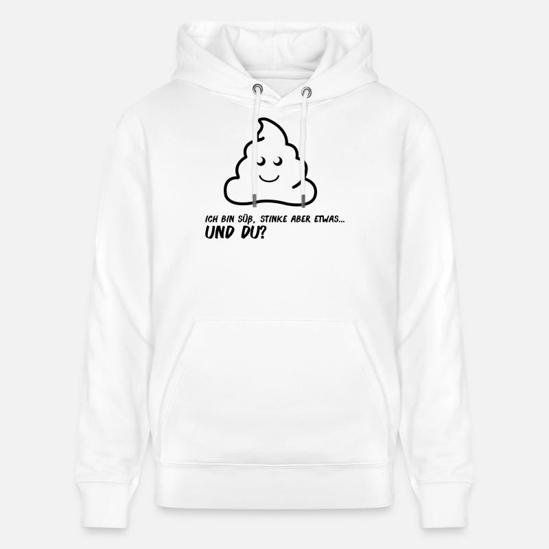 aa_spruch - Sweat à capuche bio CRUISER Stanley/Stella Unisexe - blanc