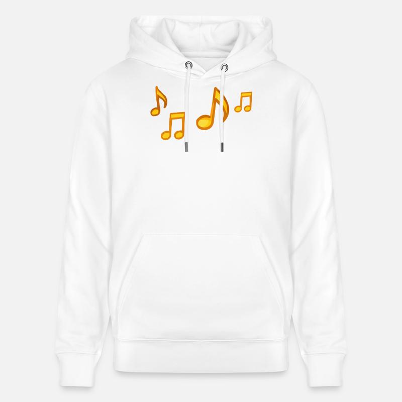 Sunny Notes Illustration - Sweat à capuche bio CRUISER Stanley/Stella Unisexe - blanc