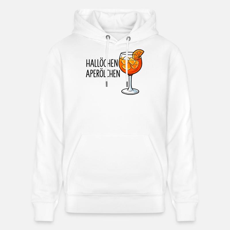 Hallöchen Aperölchen Party Spritz Geschenkidee - Stanley/Stella Unisex Bio-Hoodie CRUISER  - Weiß