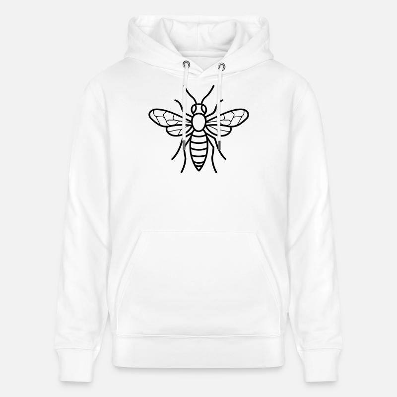 guêpe - Sweat à capuche bio CRUISER Stanley/Stella Unisexe - blanc