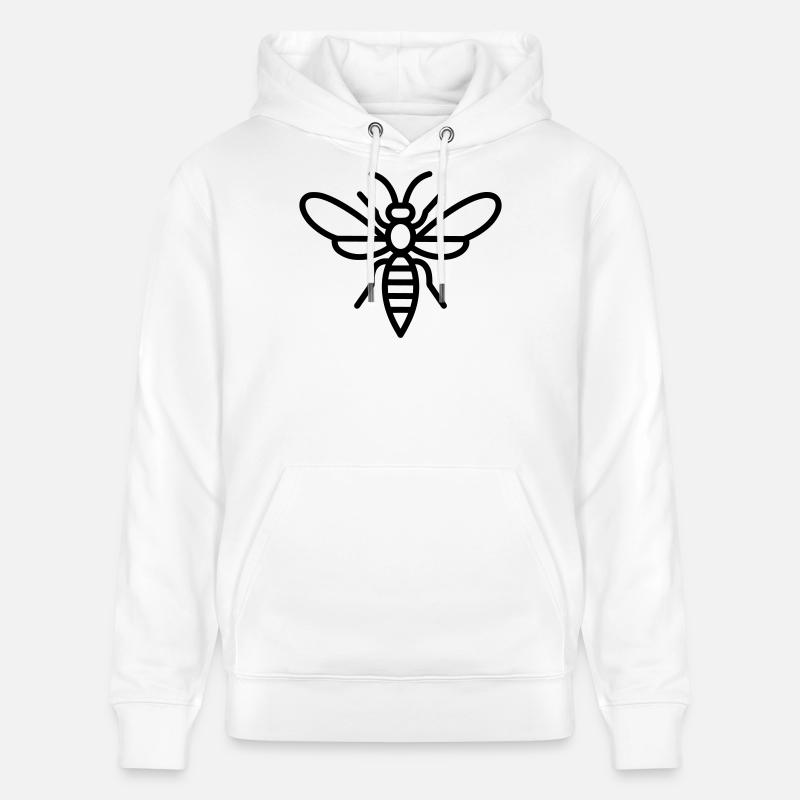 guêpe - Sweat à capuche bio CRUISER Stanley/Stella Unisexe - blanc