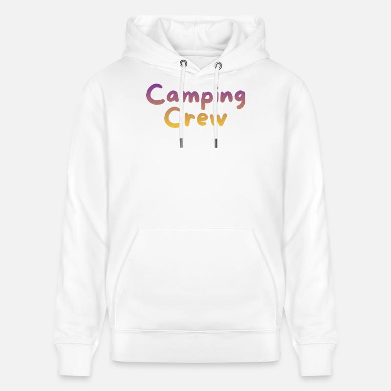 Équipe de camping - Sweat à capuche bio CRUISER Stanley/Stella Unisexe - blanc