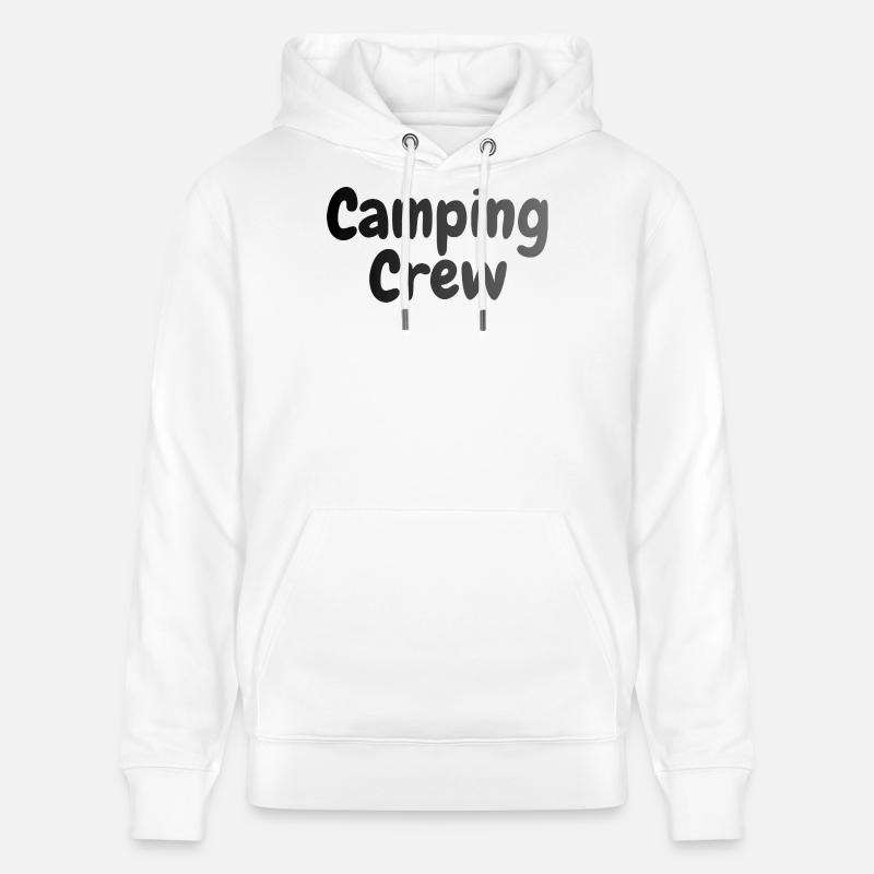 Équipe de camping - Sweat à capuche bio CRUISER Stanley/Stella Unisexe - blanc