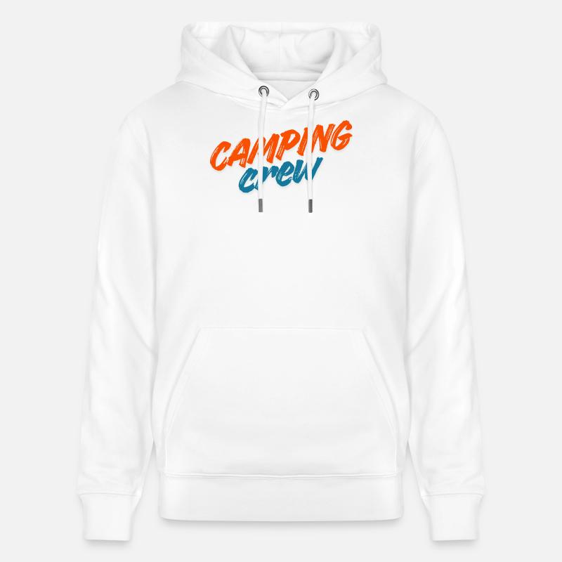 Équipe de camping - Sweat à capuche bio CRUISER Stanley/Stella Unisexe - blanc