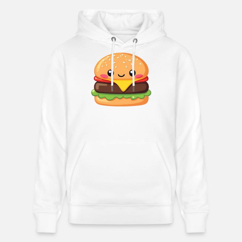 hamburger - Sweat à capuche bio CRUISER Stanley/Stella Unisexe - blanc