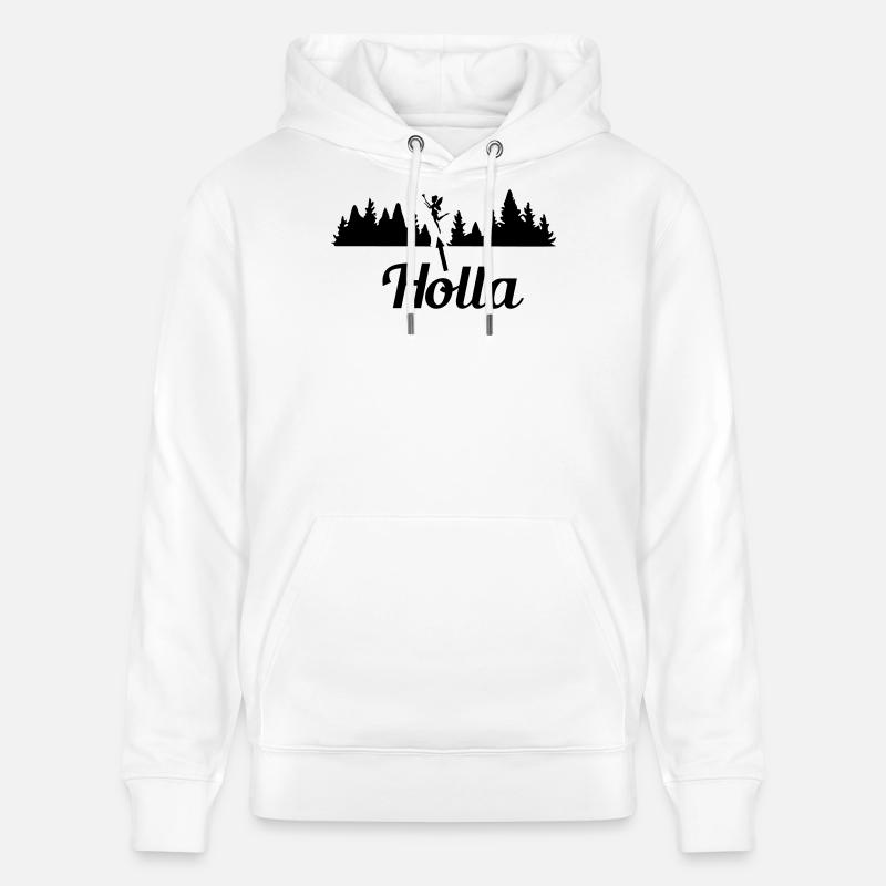 Holla - Sweat à capuche bio CRUISER Stanley/Stella Unisexe - blanc