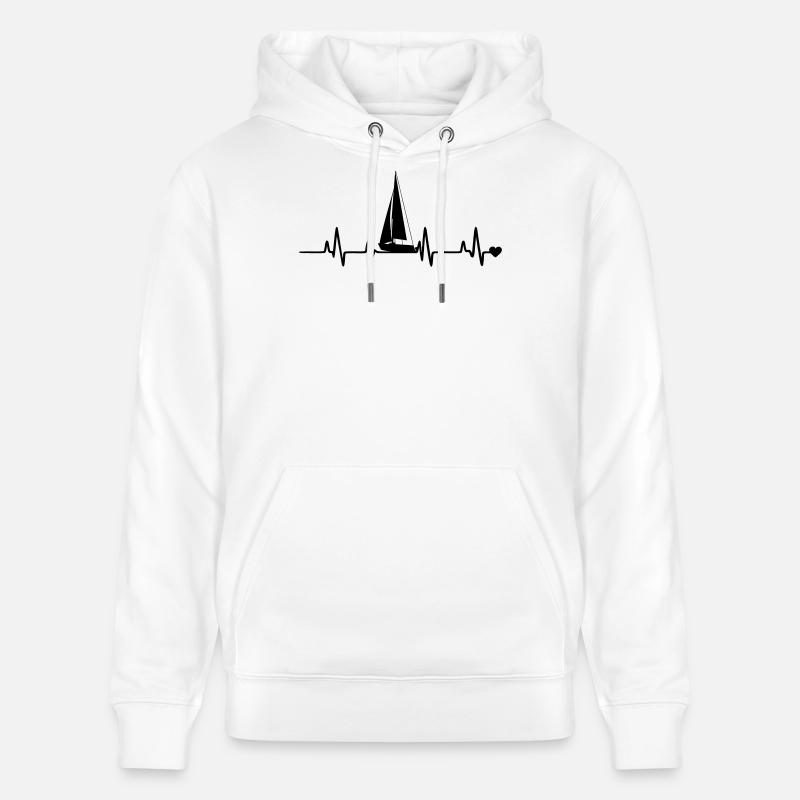 Voile - Sweat à capuche bio CRUISER Stanley/Stella Unisexe - blanc