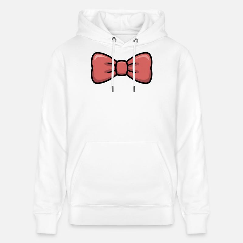 Fliege comic - Stanley/Stella Unisex Bio-Hoodie CRUISER  - Weiß