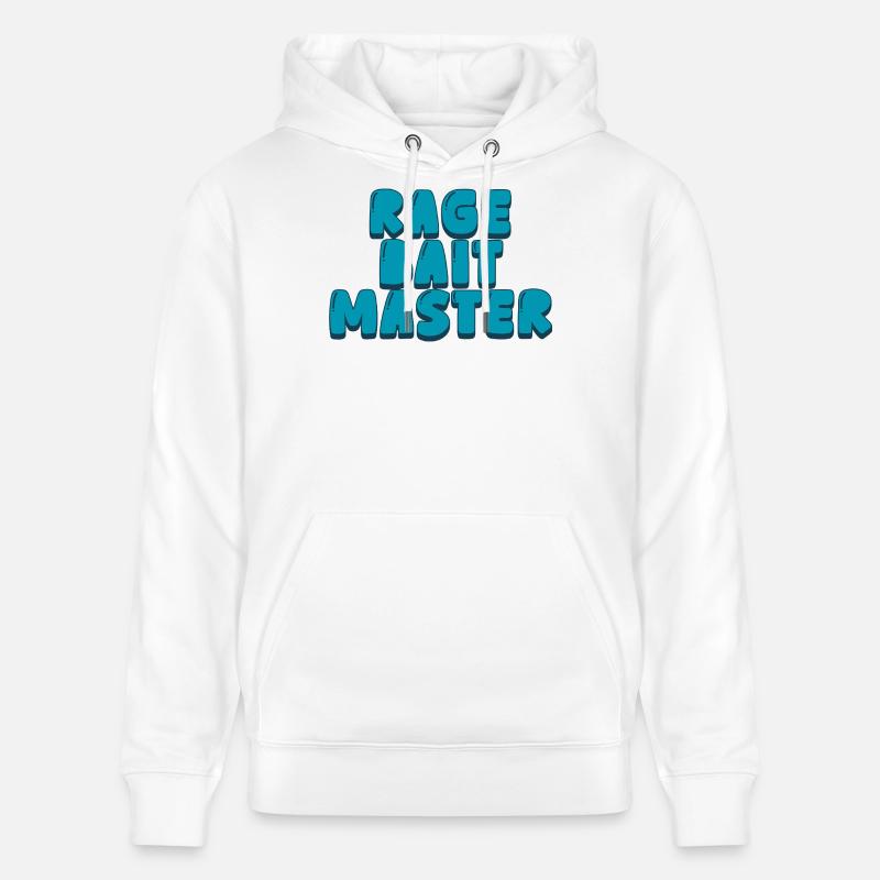 Maître de la rage bait - Sweat à capuche bio CRUISER Stanley/Stella Unisexe - blanc