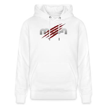 Hello - Stanley/Stella CRUISER Unisex Organic Hoodie - white - Front - Alina (178cm) & Michal (187cm)
