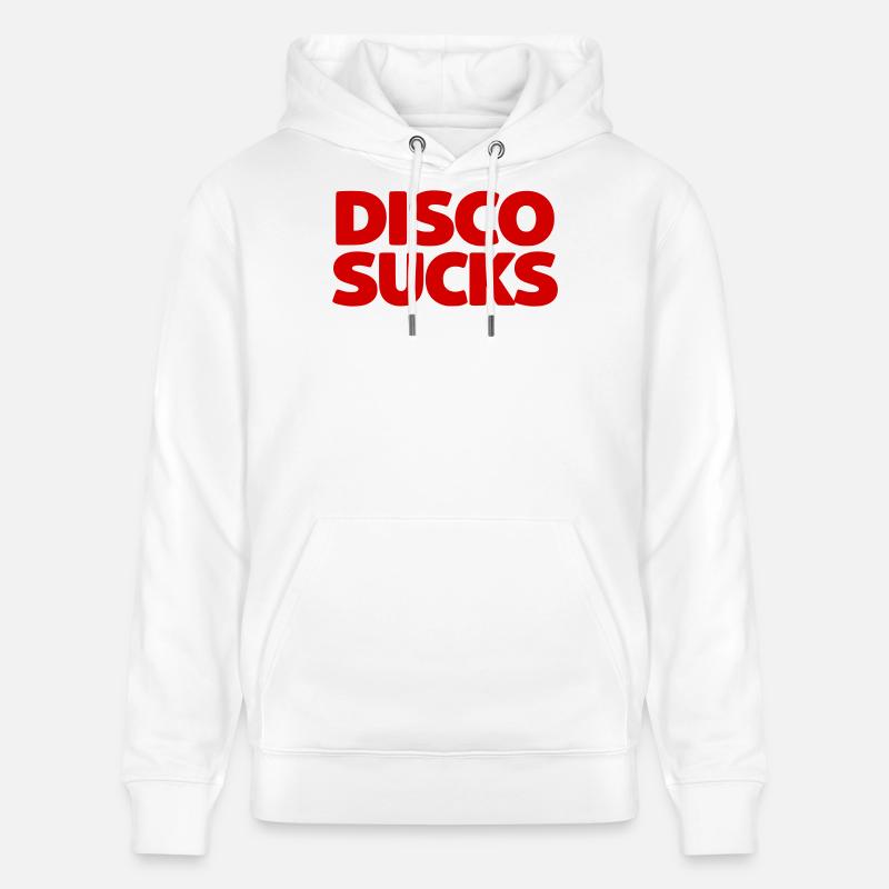 La disco, c’est nul - Sweat à capuche bio CRUISER Stanley/Stella Unisexe - blanc