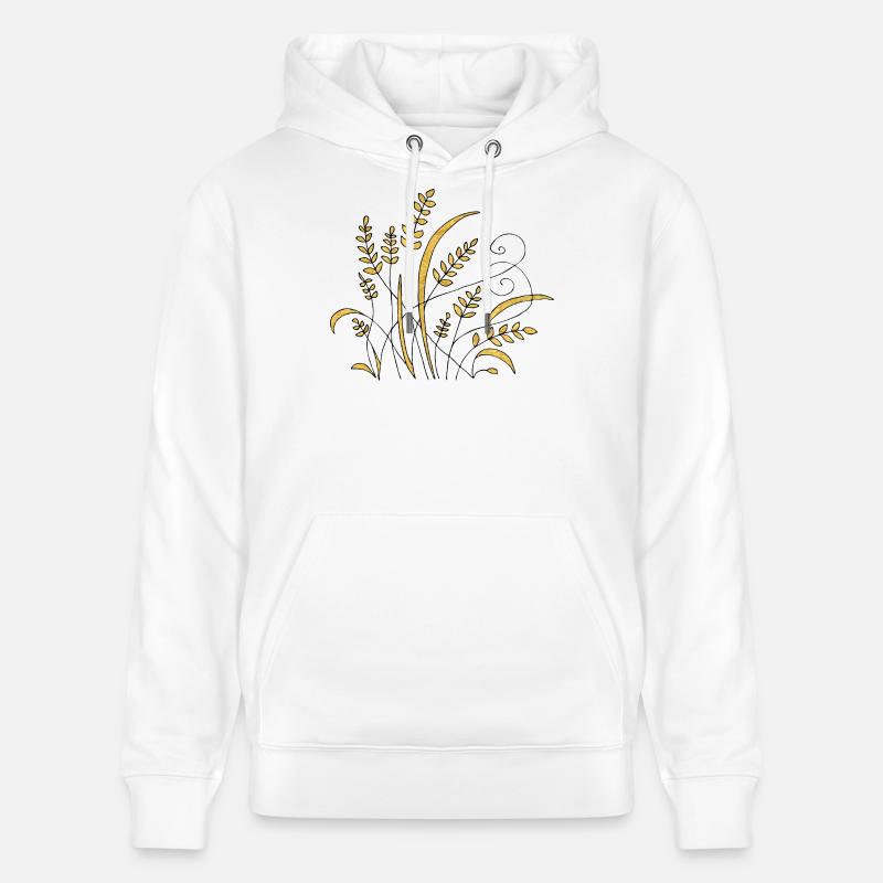 Fleur - Sweat à capuche bio CRUISER Stanley/Stella Unisexe - blanc