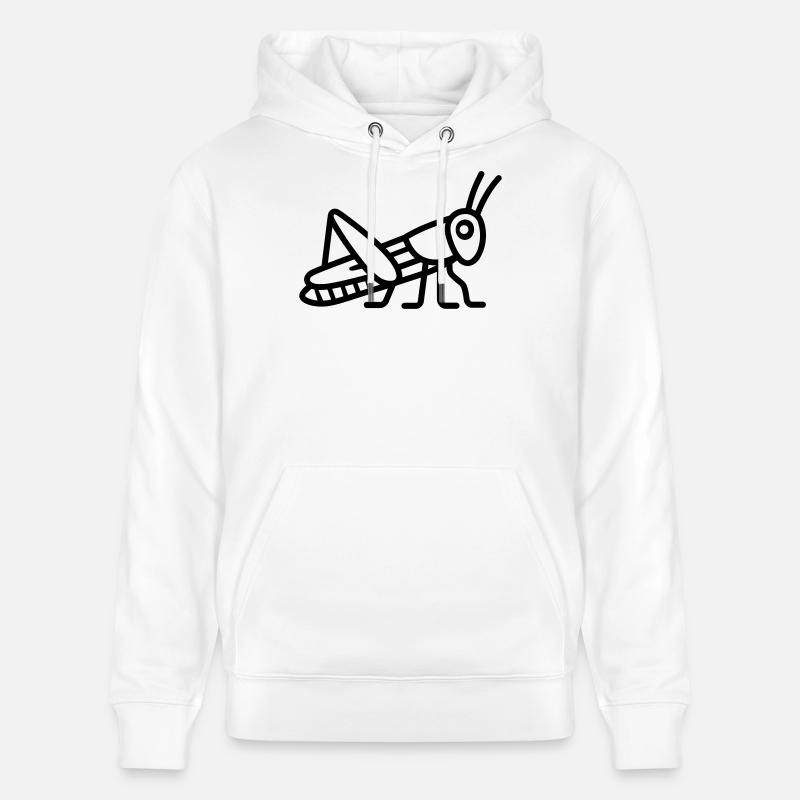 sauterelle - Sweat à capuche bio CRUISER Stanley/Stella Unisexe - blanc