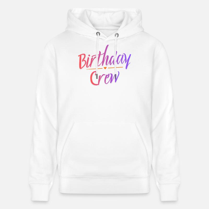 Équipe d’anniversaire - Sweat à capuche bio CRUISER Stanley/Stella Unisexe - blanc