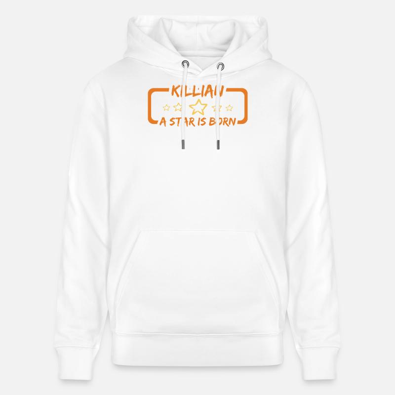 Killian : Une étoile est née - Sweat à capuche bio CRUISER Stanley/Stella Unisexe - blanc
