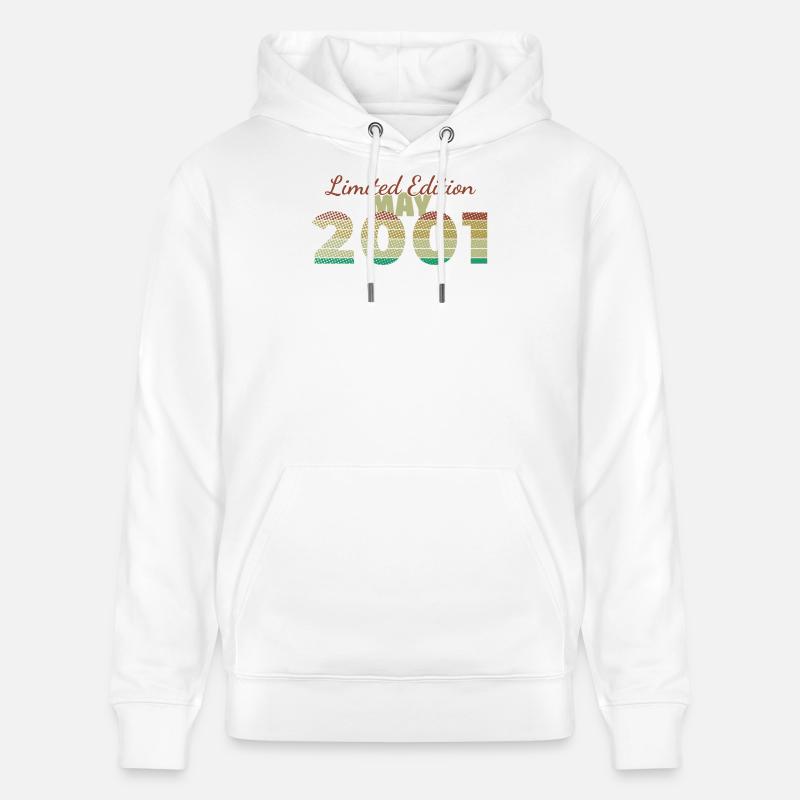 25e anniversaire Édition Limitée (SCR) 05/2001 - Sweat à capuche bio CRUISER Stanley/Stella Unisexe - blanc