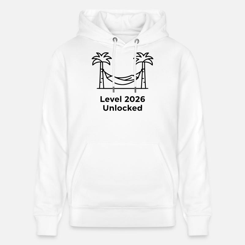 Hamac débloqué niveau 2026 - Sweat à capuche bio CRUISER Stanley/Stella Unisexe - blanc