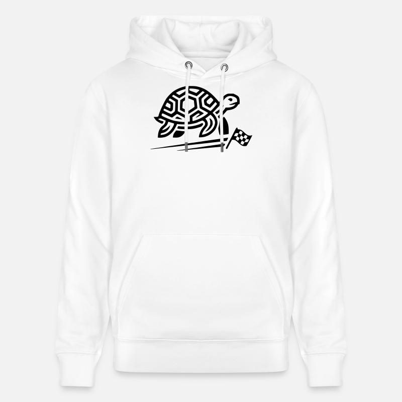 tortue - Sweat à capuche bio CRUISER Stanley/Stella Unisexe - blanc
