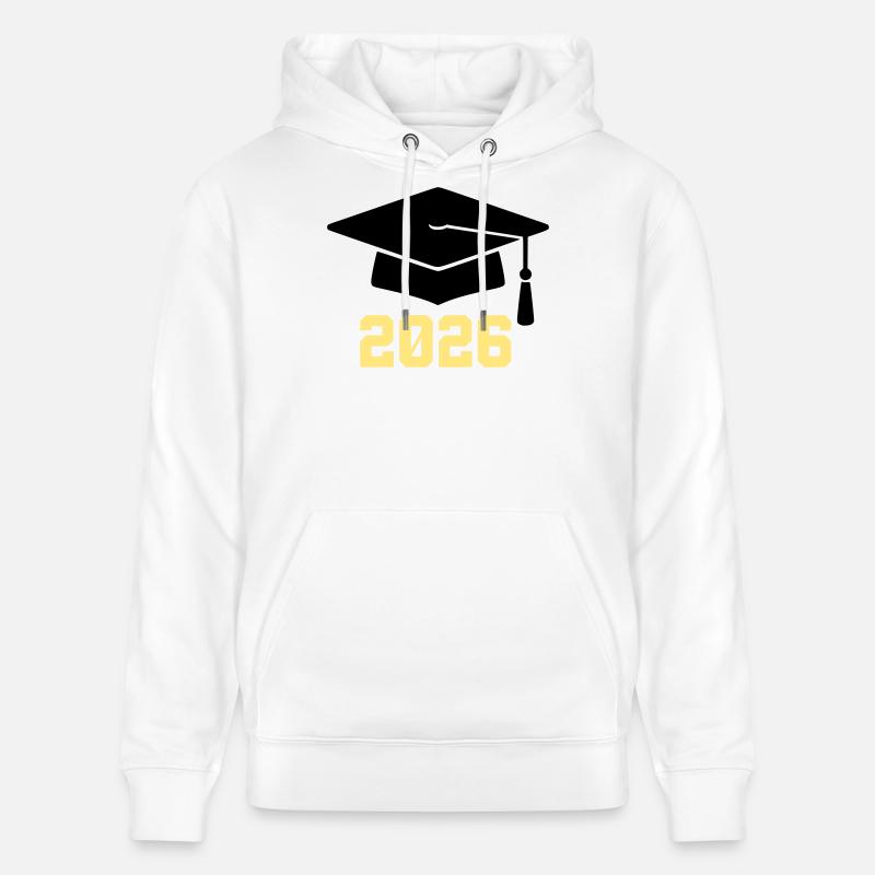 Absolvent 2026 Bachelor Hut - Stanley/Stella Unisex Bio-Hoodie CRUISER  - Weiß