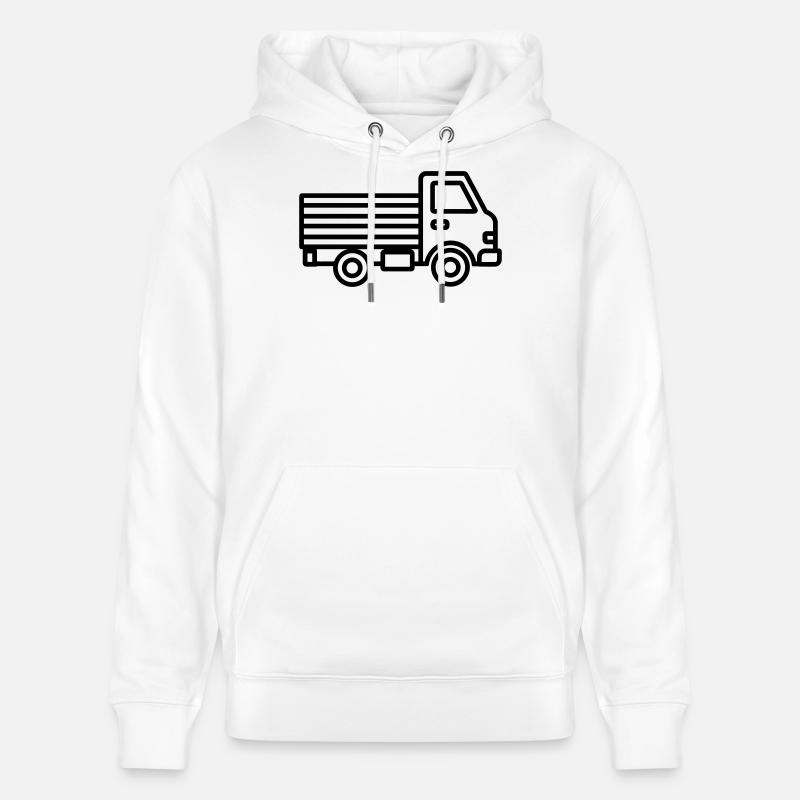Lkw - Stanley/Stella Unisex Bio-Hoodie CRUISER  - Weiß