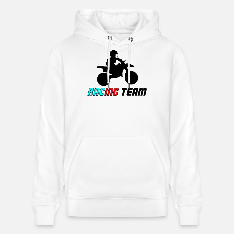 Course Neon Typo Sprint - Sweat à capuche bio CRUISER Stanley/Stella Unisexe - blanc