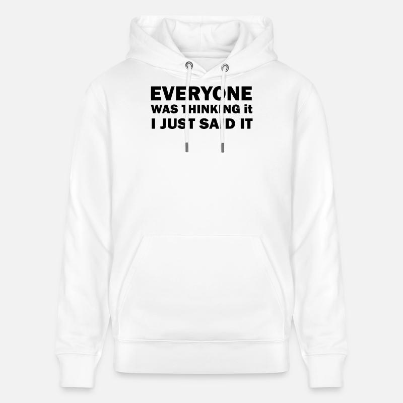 Citation drôle et cool - Sweat à capuche bio CRUISER Stanley/Stella Unisexe - blanc